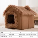 Brown Snow House