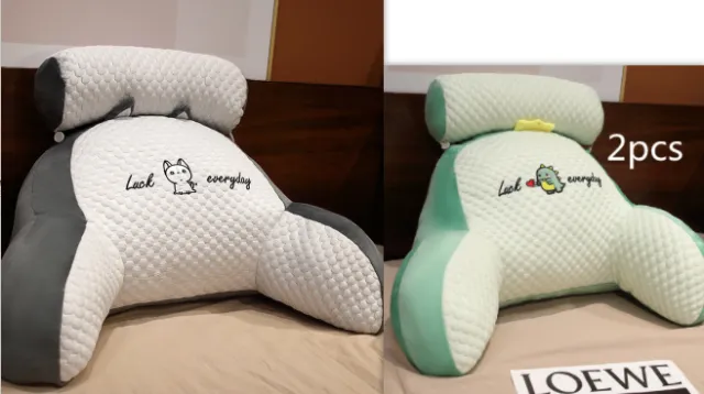 Sofa Fluffy Cushion Luncheon Pillow Triangle Reading Cushion Bedside Soft Large Backrest Lumbar Cushion Office Chair Cushion Set20 - Shop at LoveMi