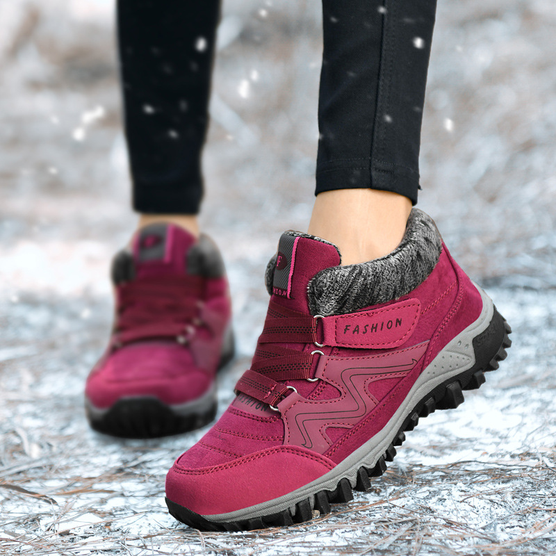 Outdoor Wholesale Elderly Cotton-padded Shoes Women’s Winter High-top