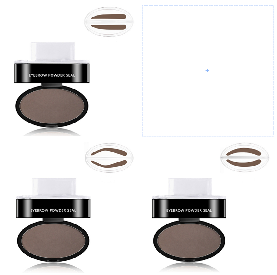 Augenbrauen Puder Stempel Tönung Schablone Kit Kosmetik Profi Make-up Wasserdicht E - Bild 36 von 41