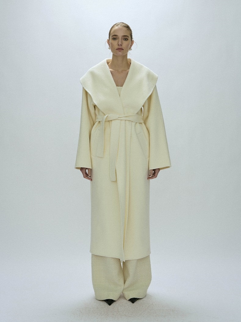 Women's Fashion Double-sided Wool Overcoat Coat