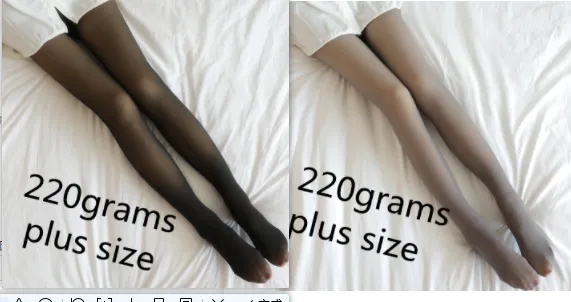 Fake Translucent Plus Size Leggings Fleece Lined Tights Fall And Winter Warm Fleece Pantyhose Women Fleece Lined Pantyhose Thermal Winter Tights ... Set11 - Shop at LoveMi