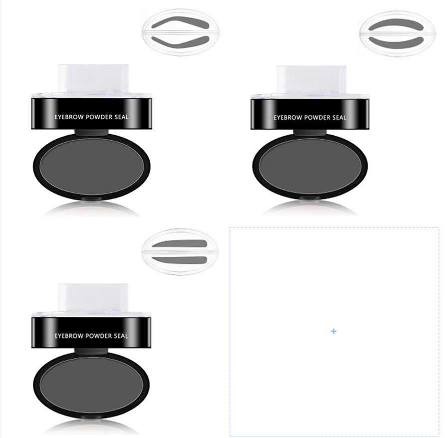 Augenbrauen Puder Stempel Tönung Schablone Kit Kosmetik Profi Make-up Wasserdicht E - Bild 21 von 41