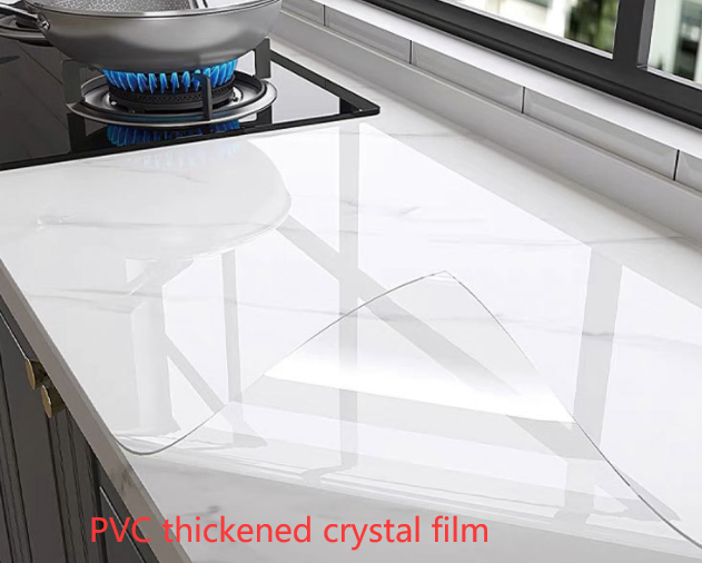 PVC thickened crystal film