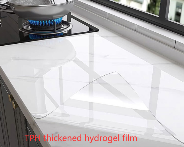 TPH thickened hydrogel film