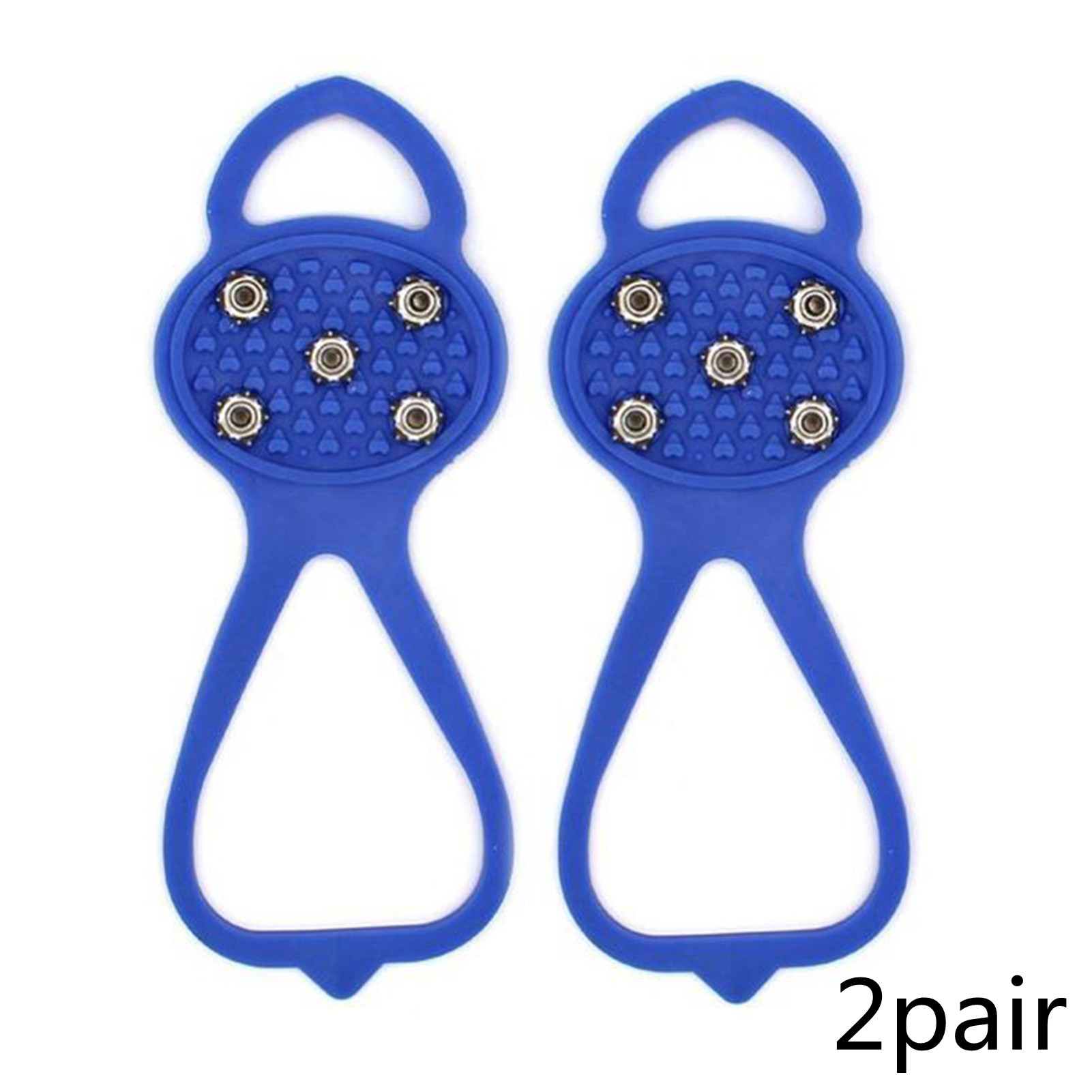 Unisex Men 5 Teeth Ice Gripper For Shoes Crampons Ice Gripper Spike Grips Cleats For Snow Studs Non-Slip Climbing Hiking Covers - Image 13