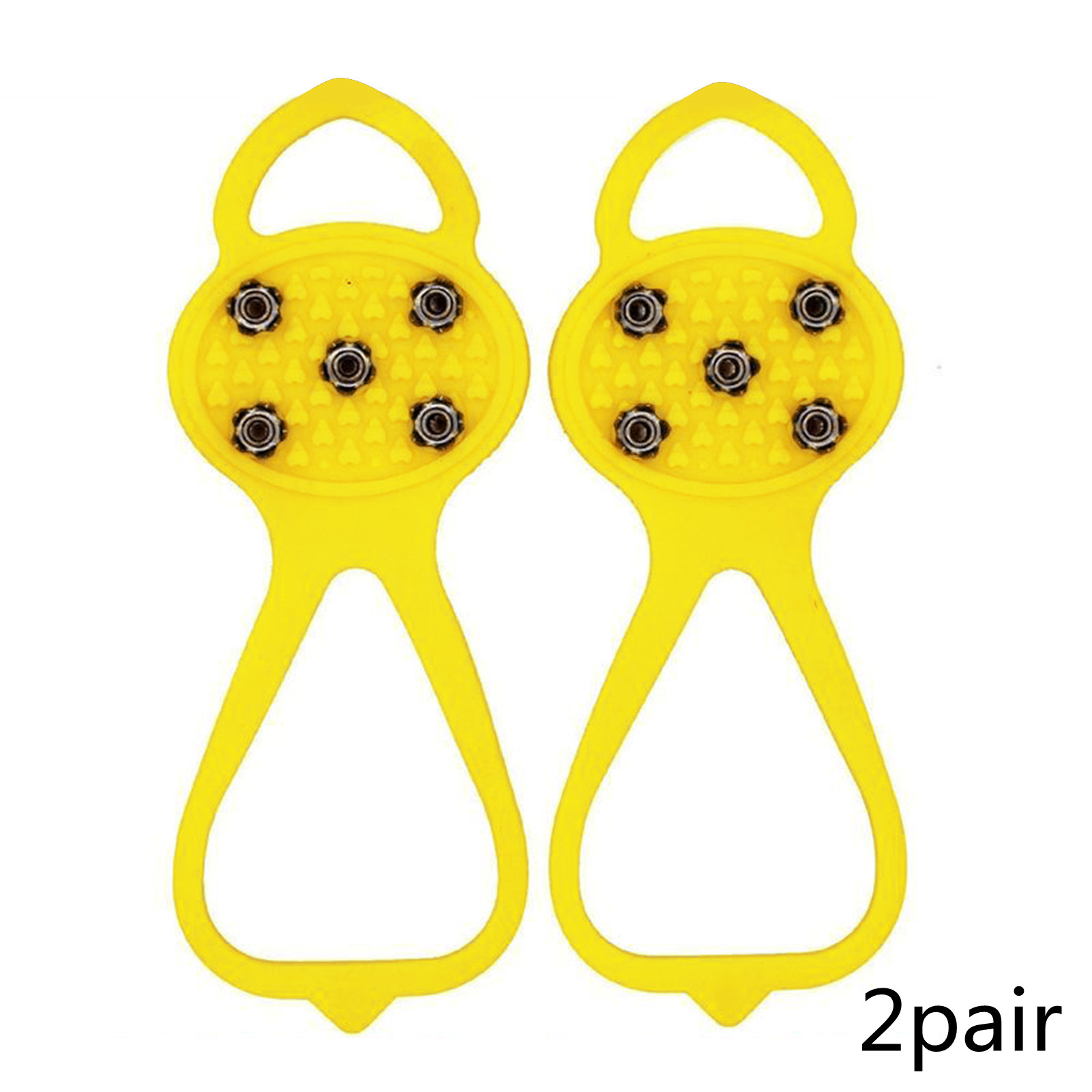 Unisex Men 5 Teeth Ice Gripper For Shoes Crampons Ice Gripper Spike Grips Cleats For Snow Studs Non-Slip Climbing Hiking Covers - Image 11