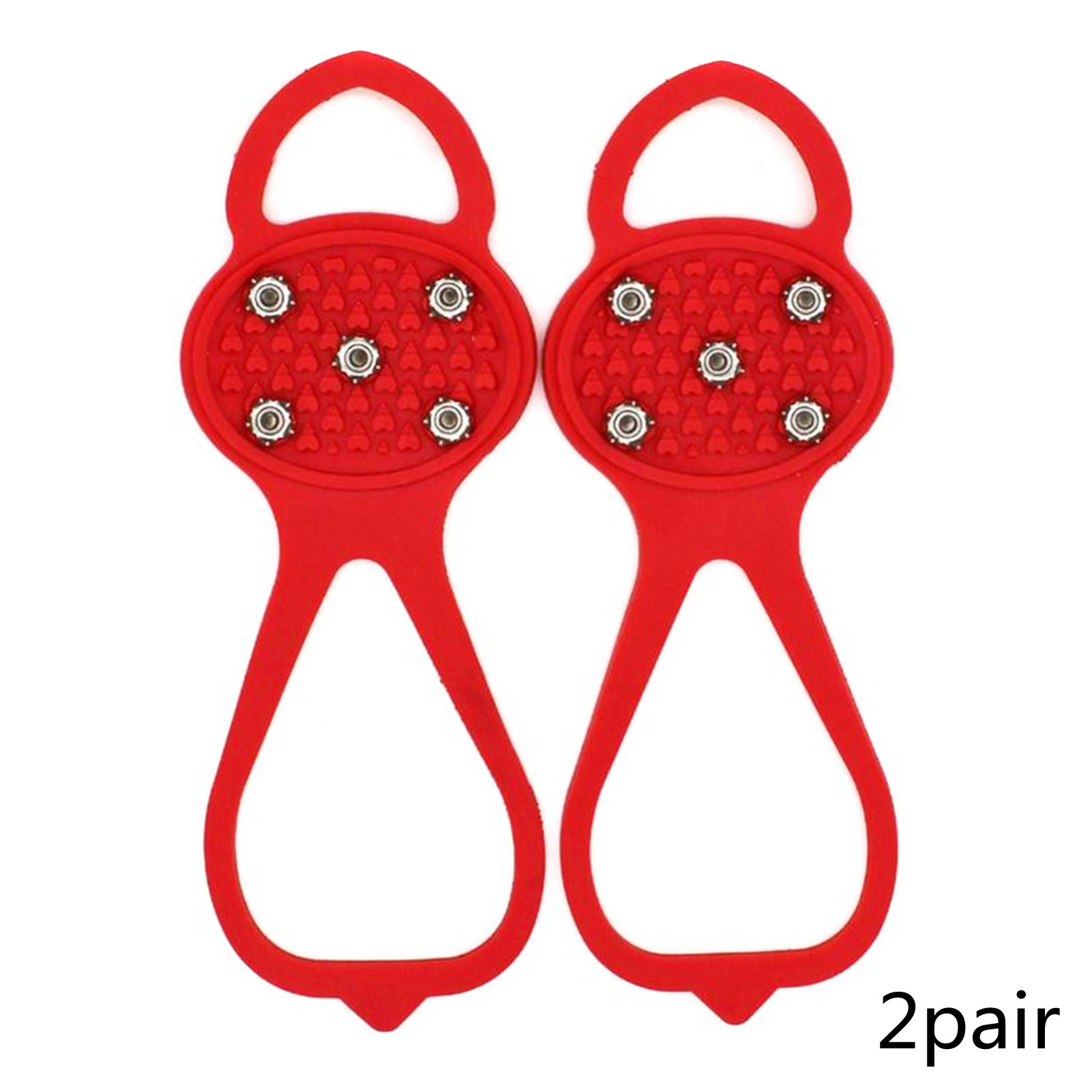 Unisex Men 5 Teeth Ice Gripper For Shoes Crampons Ice Gripper Spike Grips Cleats For Snow Studs Non-Slip Climbing Hiking Covers - Image 17