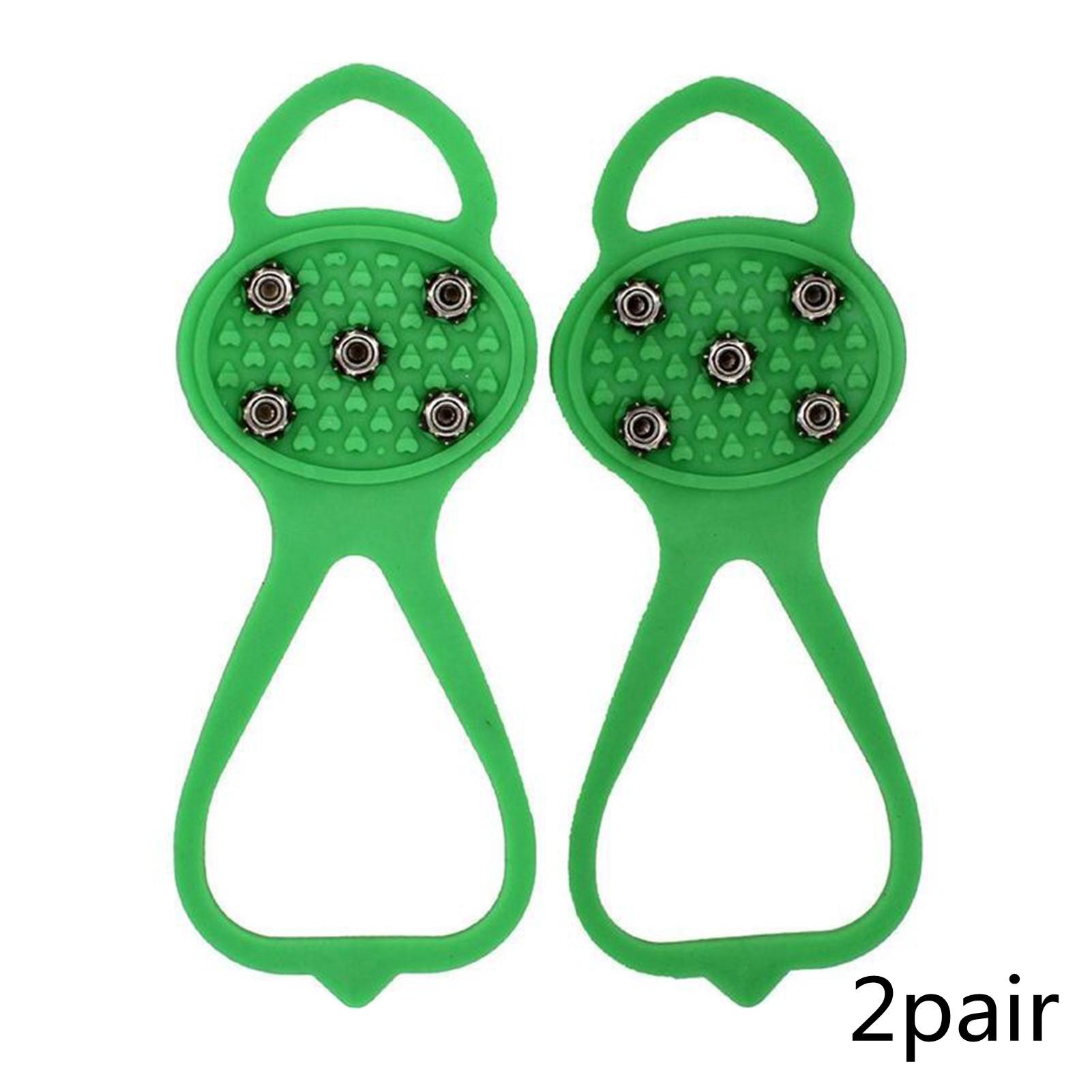 Unisex Men 5 Teeth Ice Gripper For Shoes Crampons Ice Gripper Spike Grips Cleats For Snow Studs Non-Slip Climbing Hiking Covers - Image 14