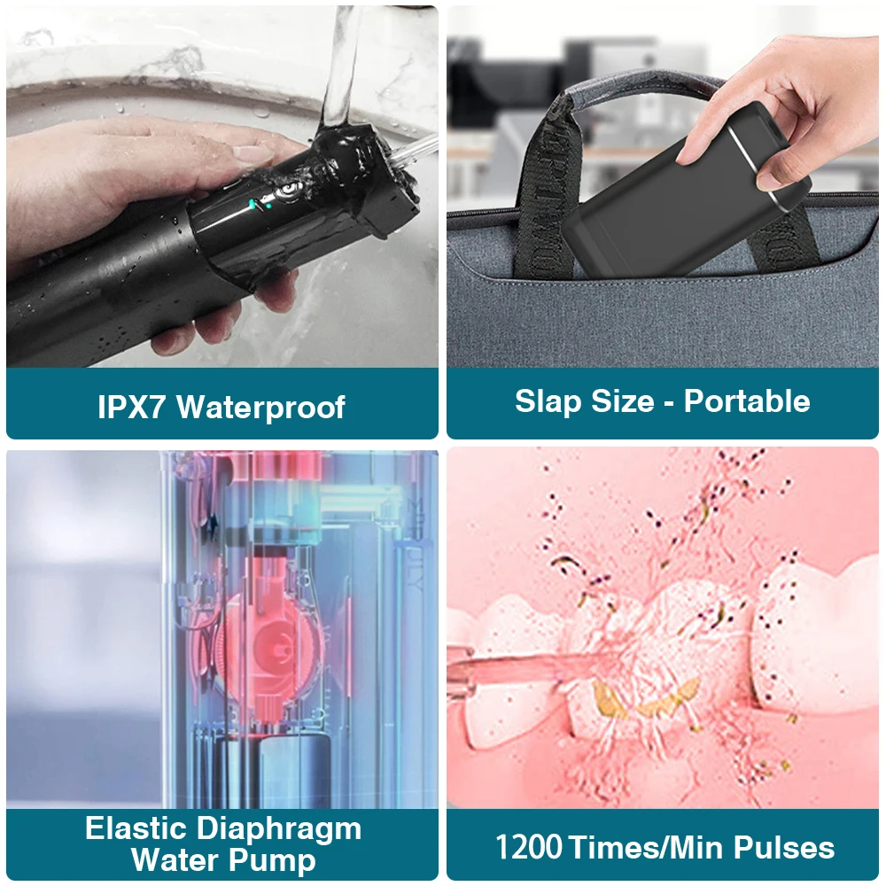 Smart Usb Teeth Cleaning Machine Portable The Third Gear Mute Electric Water Pick - Image 4