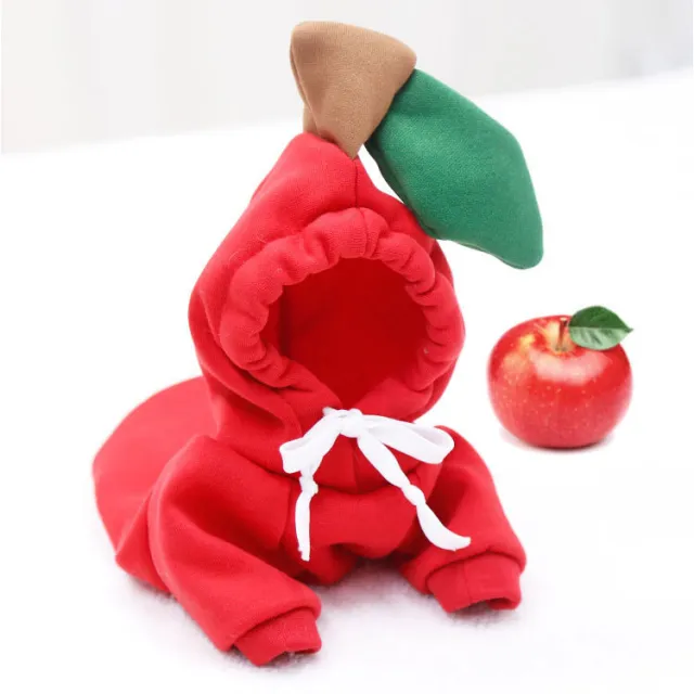 Hooded Sweater Apricot Elk Pet Clothes Apple Style - Shop at LoveMi