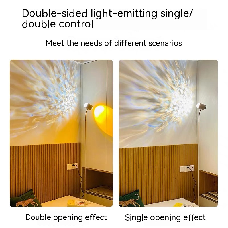 Lighting Internet Celebrity Living Room Sunset Metal Spotlight Water Ripple — foto 3