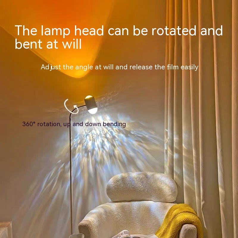 Lighting Internet Celebrity Living Room Sunset Metal Spotlight Water Ripple — foto 5