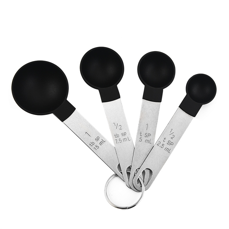 Stainless Steel Handle Plastic Measuring Cup Baking Tool
