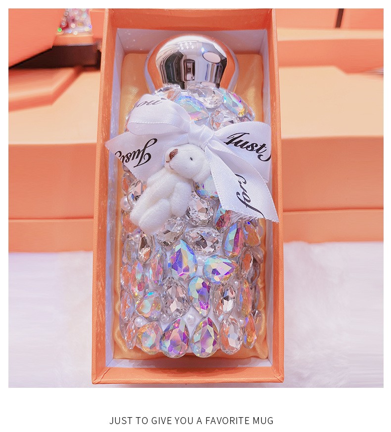 White Crystal Bear Cup