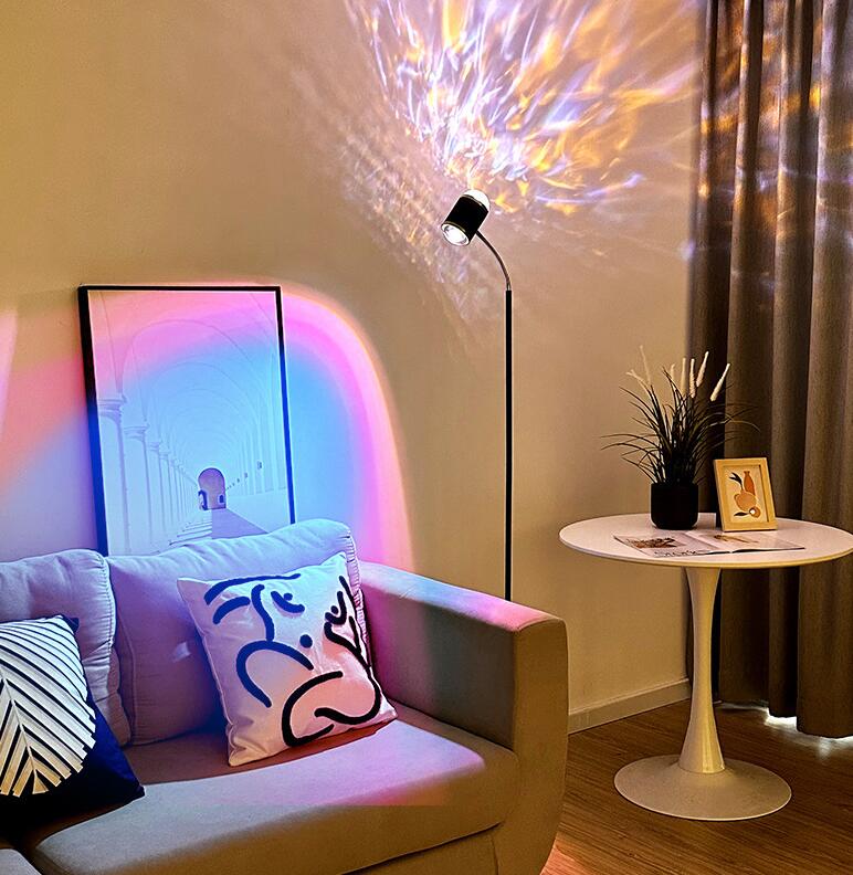 Lighting Internet Celebrity Living Room Sunset Metal Spotlight Water Ripple — foto 4