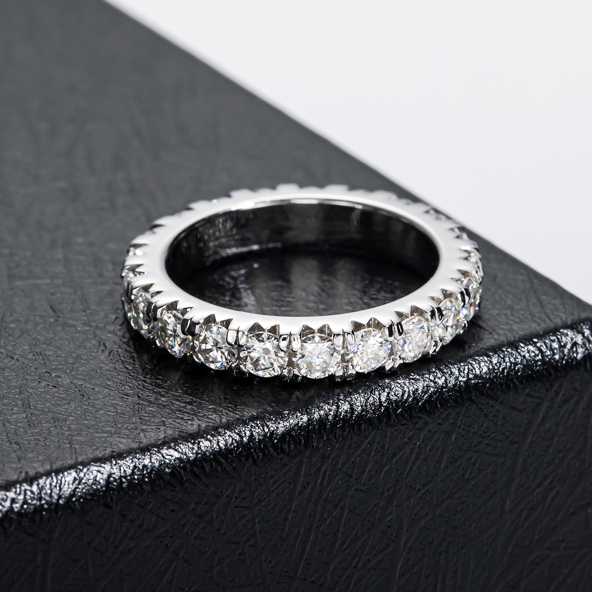 Moissanite Ring S925 Silver Plating 18K Body Ring - Image 5