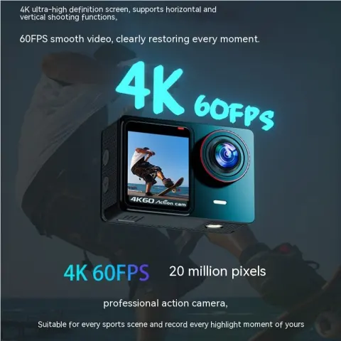 Waterproof 30 M True 4K Riding Camera Anti-shake Wide