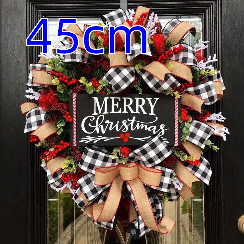 Christmas bow garland 45Cm - Shop at LoveMi