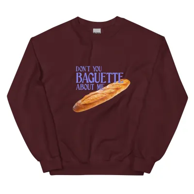 European American Fashion Floral Print Crew Neck Long Stick Bread Sweatshirt Maroon - Shop at LoveMi