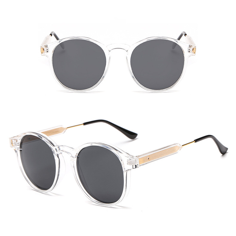 Men’s And Women’s Retro Sunglasses Round Sun Glasses