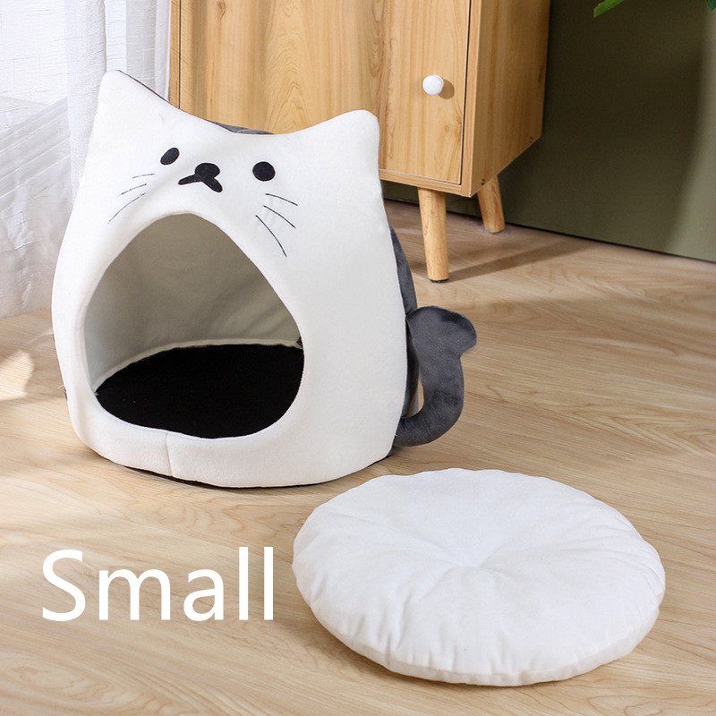Cat Nest Winter Warm Closed Thickened Autumn And Winter Cold-proof - Image 6