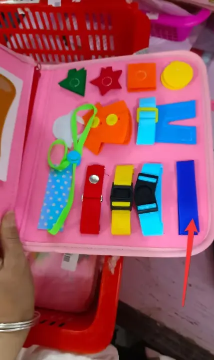 Busy Book Children's Busy Board Dressing and Buttoning Learning Baby Early
