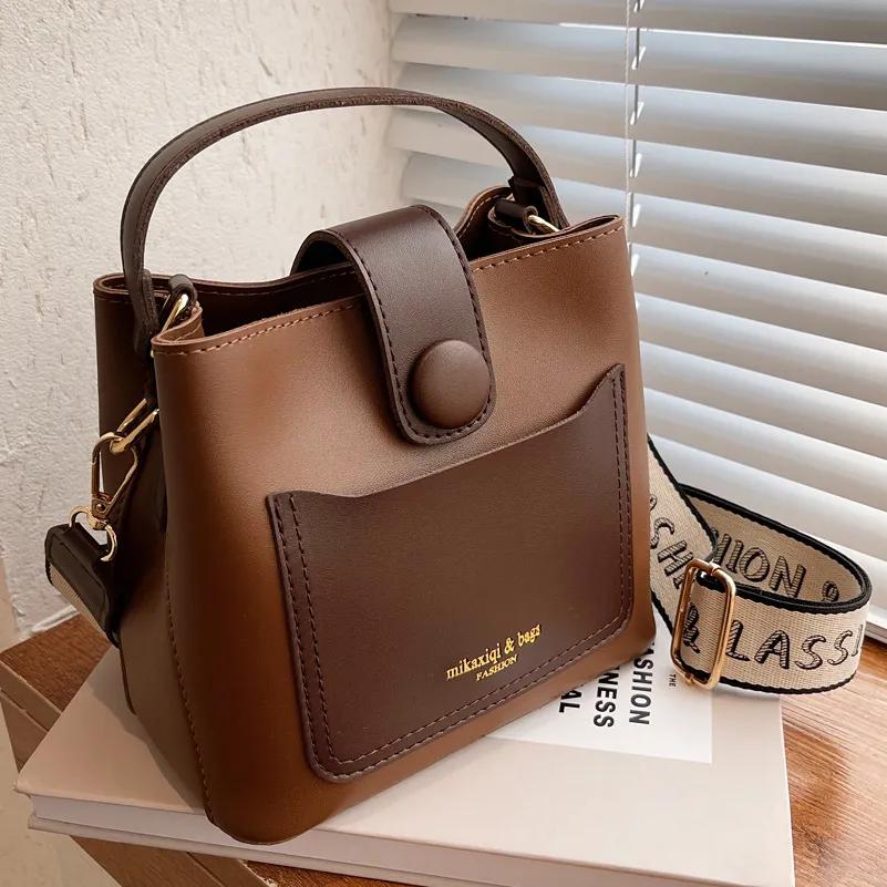 Trendy Spring Fashion Women Shoulder Bag Crossbody All-matching - Brown