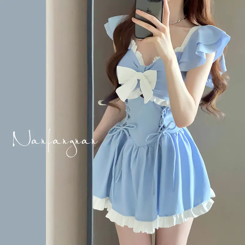 One-piece Summer New Conservative Belly-covering Sweet Avocado Skirt Boxer