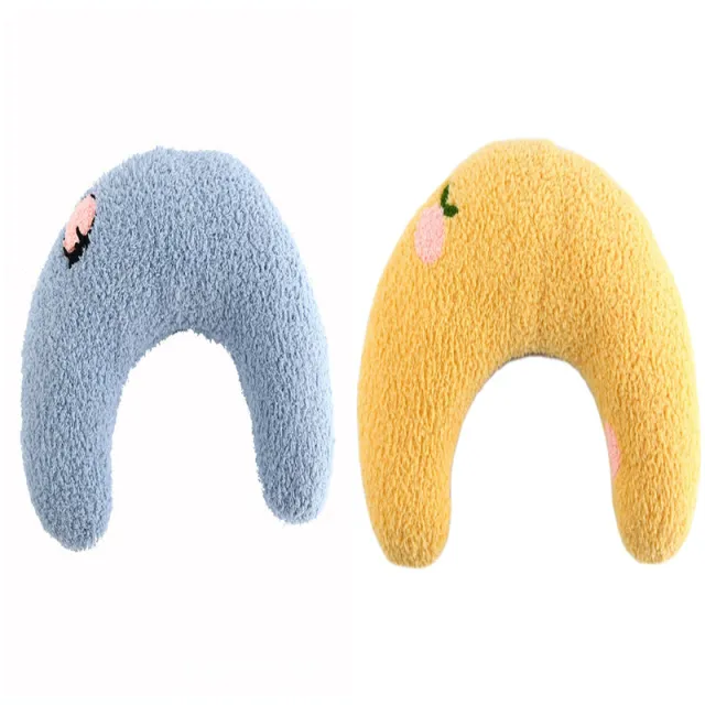 Little Pillow For Cats Fashion Neck Protector Deep Sleep Puppy U Shaped Pillow Pets Pillow Kitten Headrest Dog Sleeping Pillow Pet Products Blue ... Blue And Yellow - Shop at LoveMi