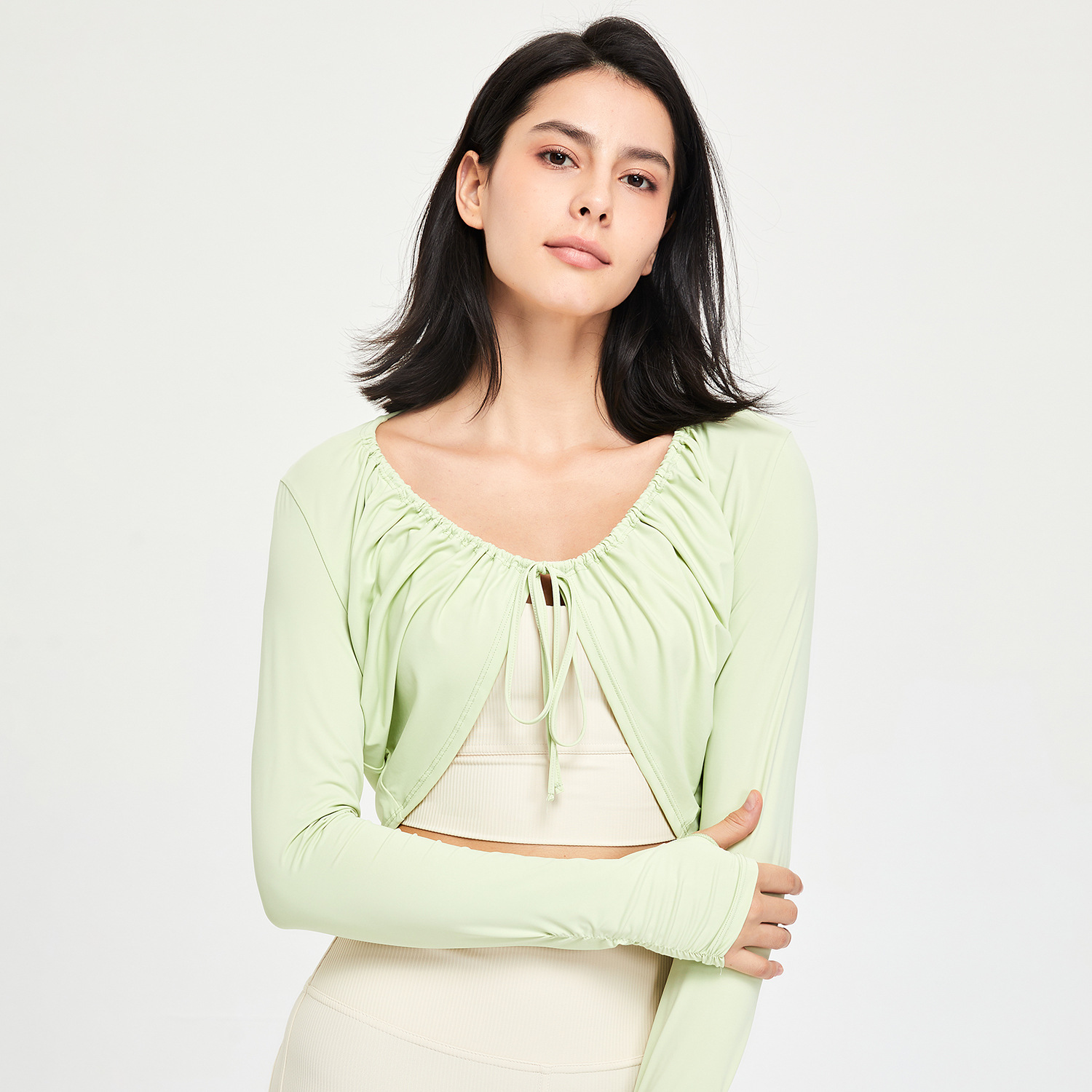 Sun Protection Clothing Women's UV-proof Cool Shawl Sports Top