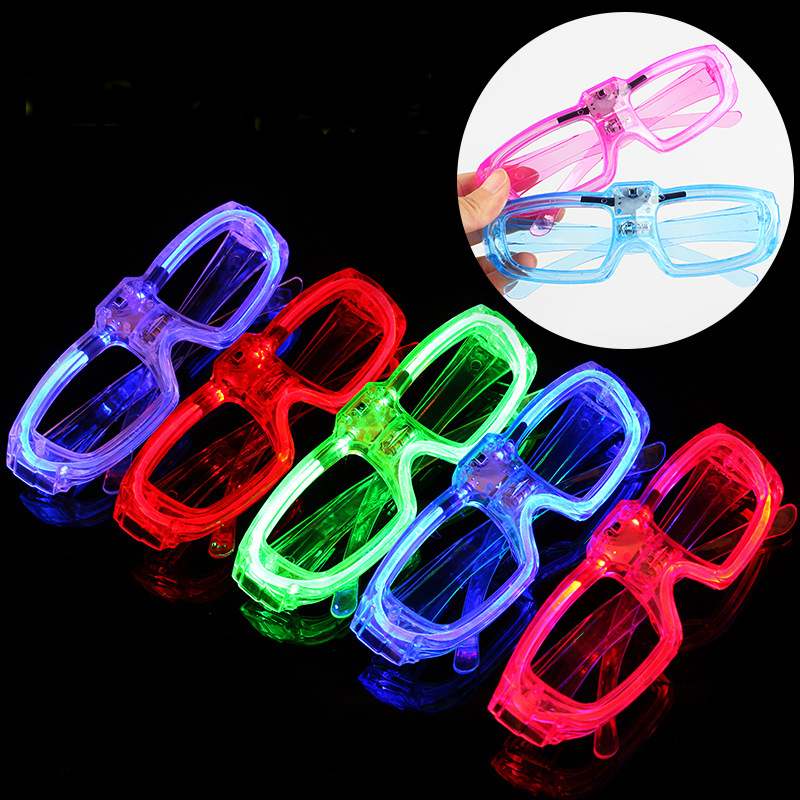 LED Glasses New Year Party Bar Concert Props Luminous Glasses