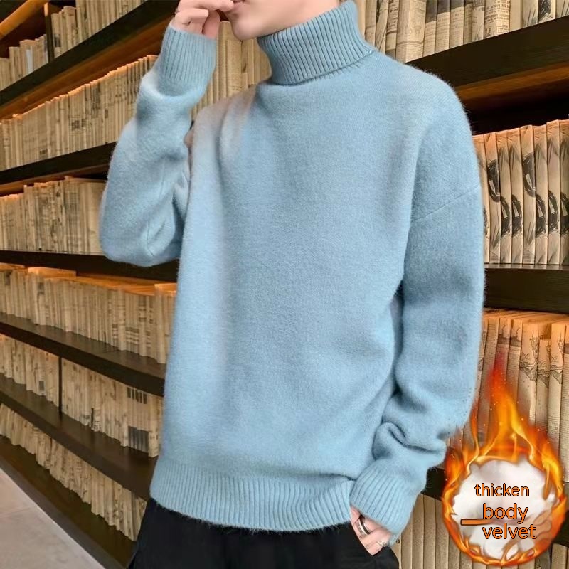 Light Blue Turtleneck