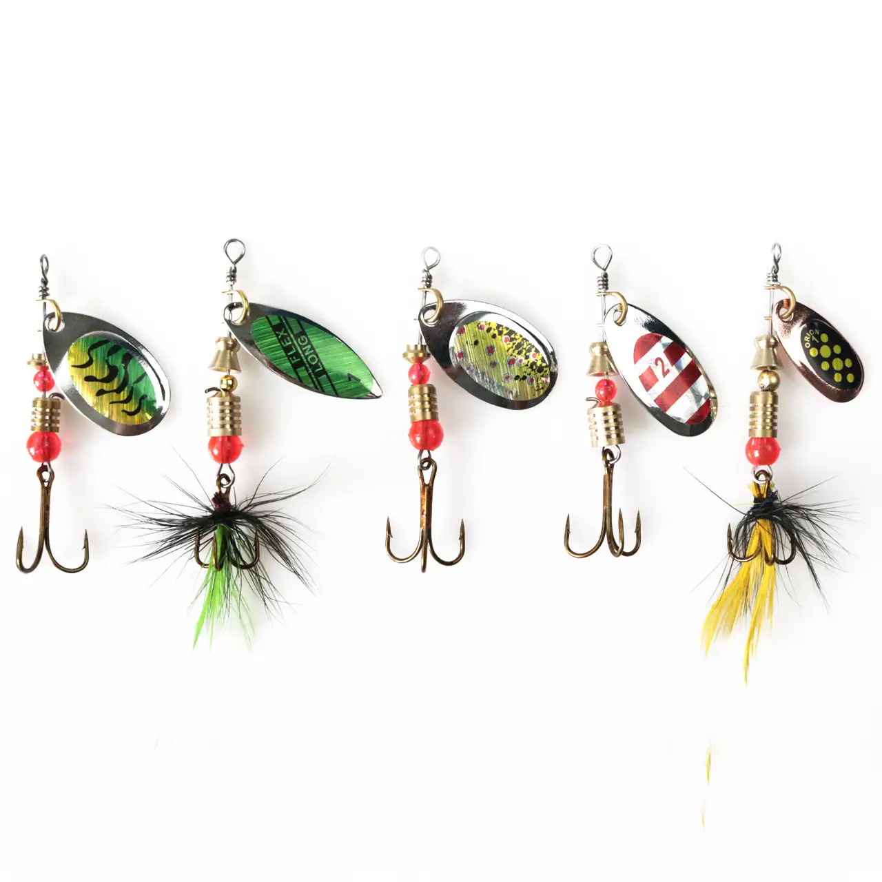 10 Luya Bait Set Rotating Sequins
