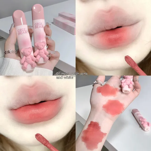 Tender Color Lip Lacquer Soft Fog Matte 01 Slightly Tipsy Pink Dai - Shop at LoveMi