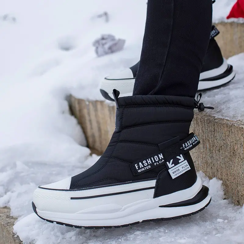 Winter Wool Lining Waterproof Casual Men's Cotton