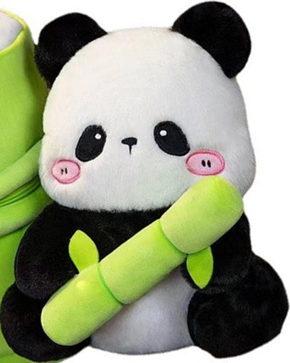 Panda Holding Bamboo