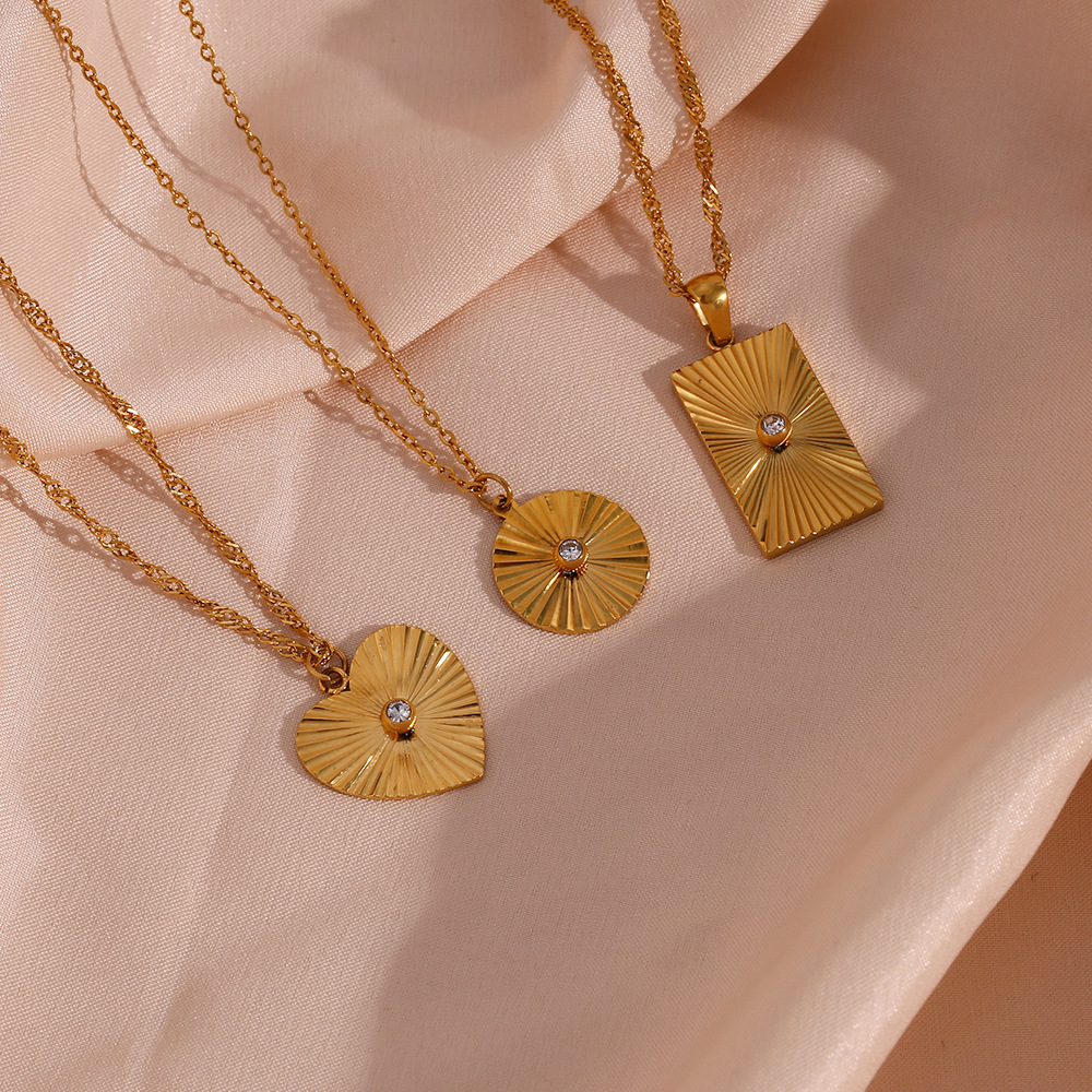 Simplicity And Versatility Of The Sunrise Pattern Necklace