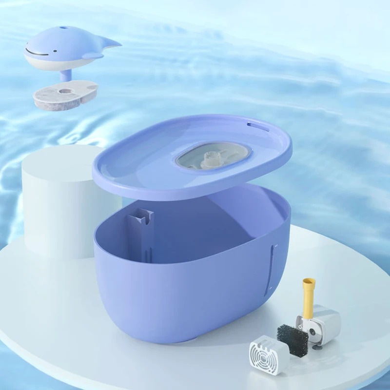 Dancing Whale Pet Water Dispenser Automatic Loop