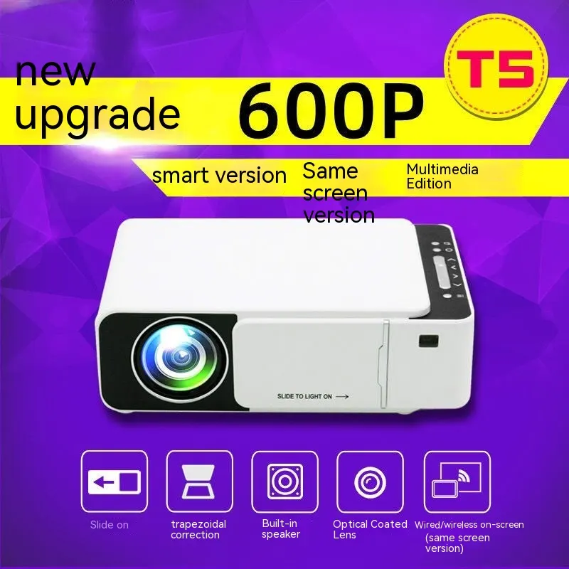 Small Projector Office for Business and Household Uses HD