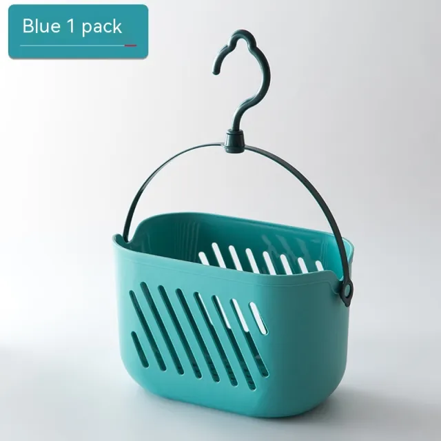 With Cord Hook Bathroom Hanging Basket Storage Sundries Blue - Shop at LoveMi