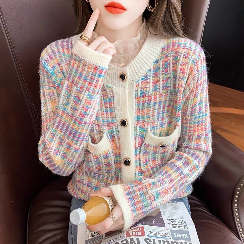 Women's Spring And Autumn Sweet Anti-aging Top Cardigan