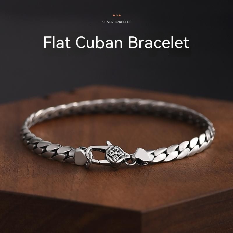 Flat Cuban Bracelet