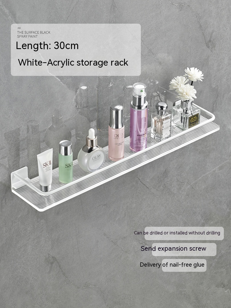 White 30 Long Storage Rack