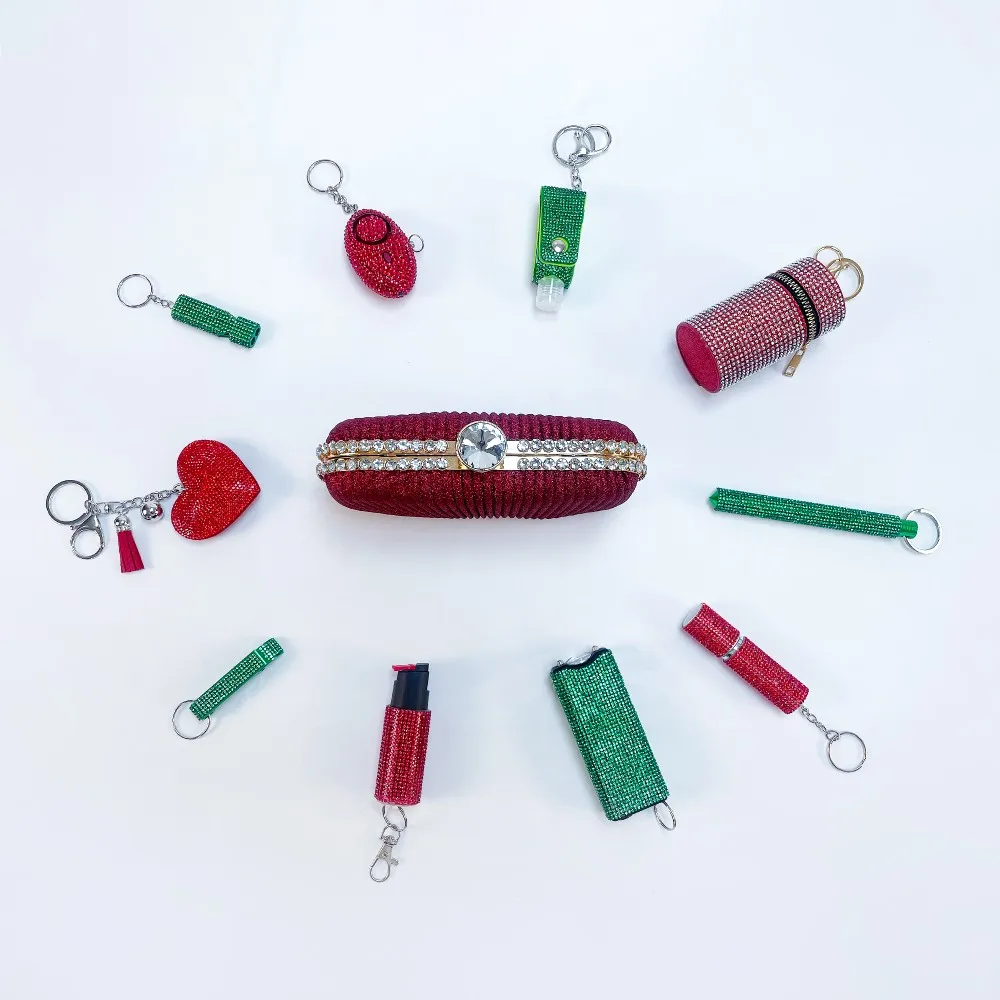 Fix Keychain Set - Joyful Christmas - Red Green