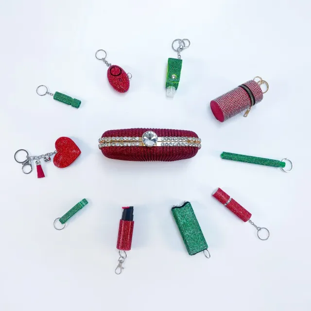 Fix Keychain Set Joyful Christmas Red Green - Shop at LoveMi