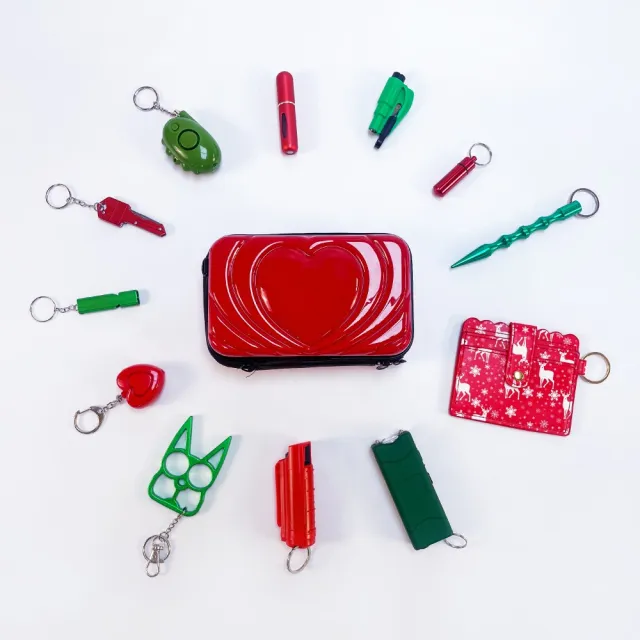 Fix Keychain Set Jolly Christmas Red Green - Shop at LoveMi