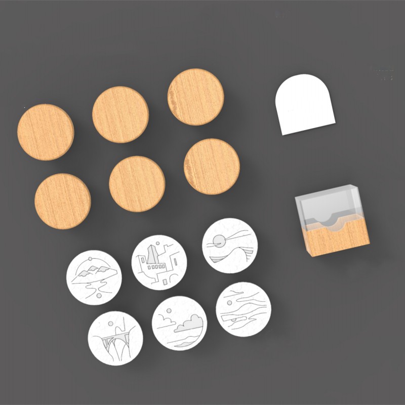 DIY Wooden Coaster Set (Photo Color)