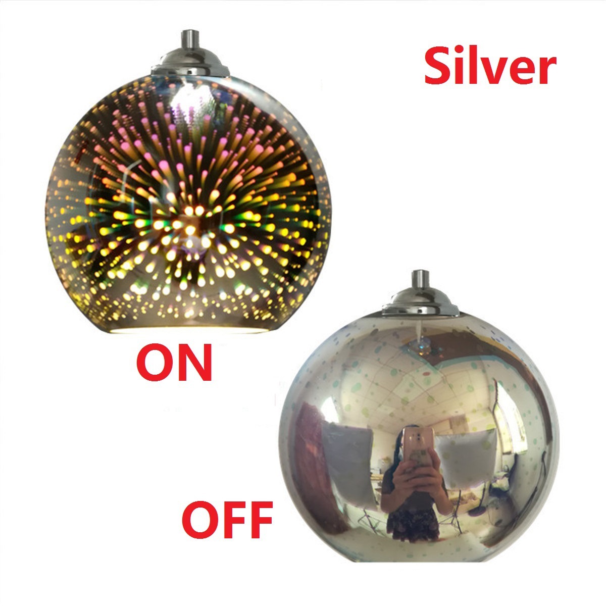 Silver Excluding Bulb