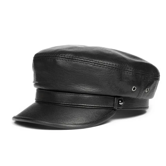 Women's Autumn And Winter Leisure Flat top Cap H1912 Black - Shop at LoveMi